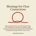 Fortune Jewel "Blessings for Clear Connections" 925 Sterling Silver Lucky Golden Bead String Bracelet Anklet Includes Gift Message Card - Fortune Jewel