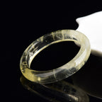 Fortune Jewel Natural Citrine Quartz Prosperity Cuff Bangle Bracelet - Fortune Jewel