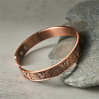 Fortune Jewel Copper Open Butterfly Balance Self Care Adjustable Cuff Bracelet Bangle - Fortune Jewel