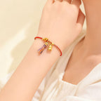 Fortune Jewel Year Of The Horse Success Strength Braided String Adjustable Bracelet - Fortune Jewel
