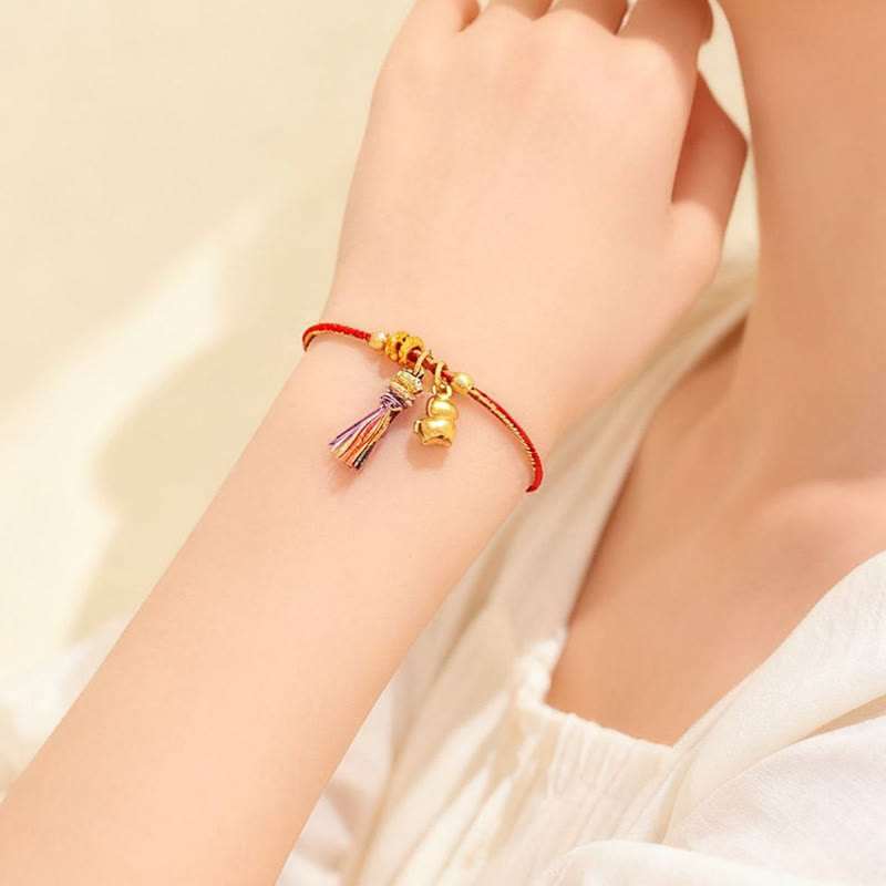 Fortune Jewel Year Of The Horse Success Strength Braided String Adjustable Bracelet - Fortune Jewel
