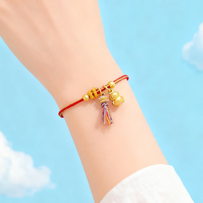 Fortune Jewel Year Of The Horse Success Strength Braided String Adjustable Bracelet - Fortune Jewel