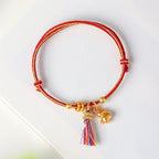Fortune Jewel Year Of The Horse Success Strength Braided String Adjustable Bracelet - Fortune Jewel