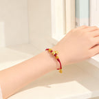 Fortune Jewel Year Of The Horse Success Strength Braided String Adjustable Bracelet - Fortune Jewel