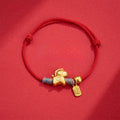 Fortune Jewel Year Of The Horse Fu Character Handwoven String Luck Connection Bracelet - Fortune Jewel
