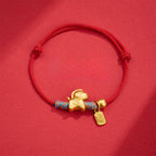 Fortune Jewel Year Of The Horse Fu Character Handwoven String Luck Connection Bracelet - Fortune Jewel