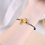 Fortune Jewel Year Of The Horse Fu Character Handwoven String Luck Connection Bracelet - Fortune Jewel