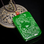 Fortune Jewel Year Of The Horse Jade Abundance  Necklace Pendants