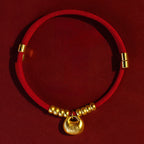 Fortune Jewel Red String Bead Protection Adjustable Cats Small Dogs Pet Collar - Fortune Jewel