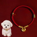 Fortune Jewel Red String Bead Protection Adjustable Cats Small Dogs Pet Collar - Fortune Jewel