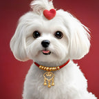 Fortune Jewel Red String Bead Protection Adjustable Cats Small Dogs Pet Collar - Fortune Jewel