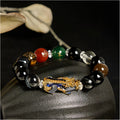 Fortune Jewel Sardonyx Beads Five Elements Change Color Pi Xiu Positive Bracelet - Fortune Jewel