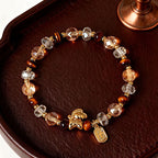 Fortune Jewel Tiger Eye Ice Obsidian Pearl Year Of The Horse Lucky Fortune Prosperity Bracelet - Fortune Jewel