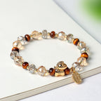 Fortune Jewel Tiger Eye Ice Obsidian Pearl Year Of The Horse Lucky Fortune Prosperity Bracelet - Fortune Jewel