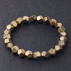 Fortune Jewel Irregular Beads Pyrite Protection Confidence Bracelet - Fortune Jewel