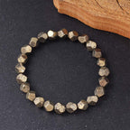 Fortune Jewel Irregular Beads Pyrite Protection Confidence Bracelet - Fortune Jewel