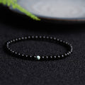 Fortune Jewel Black Obsidian Turquoise Strength Fulfilment Bracelet - Fortune Jewel