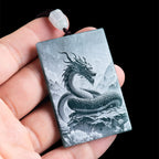 Fortune Jewel Year Of The Horse Chinese Zodiac Engraving Jade Abundance Necklace Pendants - Fortune Jewel