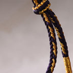 Fortune Jewel Five-Emperor Coins Copper Amethyst Cinnabar Black Red String Balance Attract Fortune Bracelet - Fortune Jewel