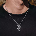 Fortune Jewel Dragon Copper Balance Luck Necklace Pendant - Fortune Jewel