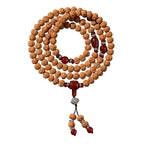 Fortune Jewel Tibetan 108 Beads Bodhi Seed Three-eyed Dzi Bead Auspiciousness Mala - Fortune Jewel