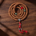 Fortune Jewel Tibetan 108 Beads Bodhi Seed Three-eyed Dzi Bead Auspiciousness Mala - Fortune Jewel