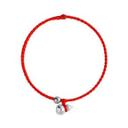 Fortune Jewel 925 Sterling Silver Gourd Lucky Fortune Charm String Connection Bracelet - Fortune Jewel