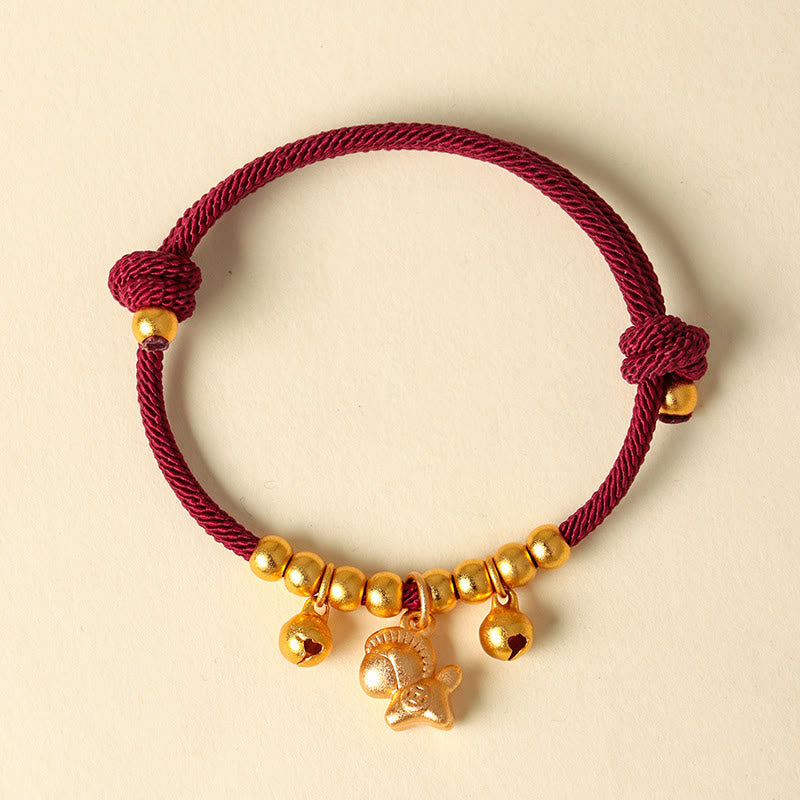 Fortune Jewel Year Of The Horse Multiple Horse Styles Rope Luck Strength Adjustable Bracelet - Fortune Jewel