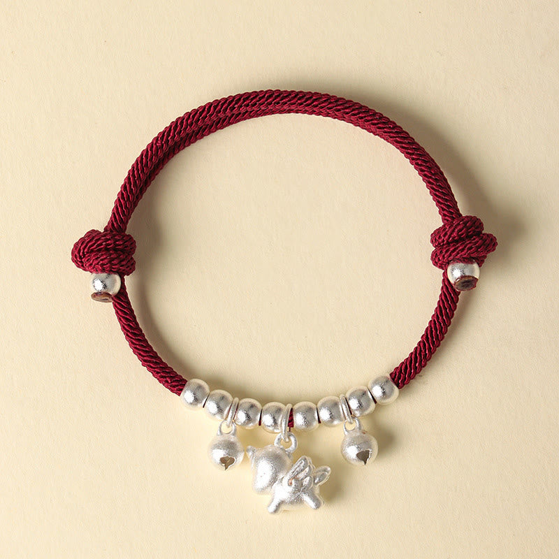 Fortune Jewel Year Of The Horse Multiple Horse Styles Rope Luck Strength Adjustable Bracelet - Fortune Jewel