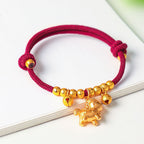 Fortune Jewel Year Of The Horse Multiple Horse Styles Rope Luck Strength Adjustable Bracelet - Fortune Jewel