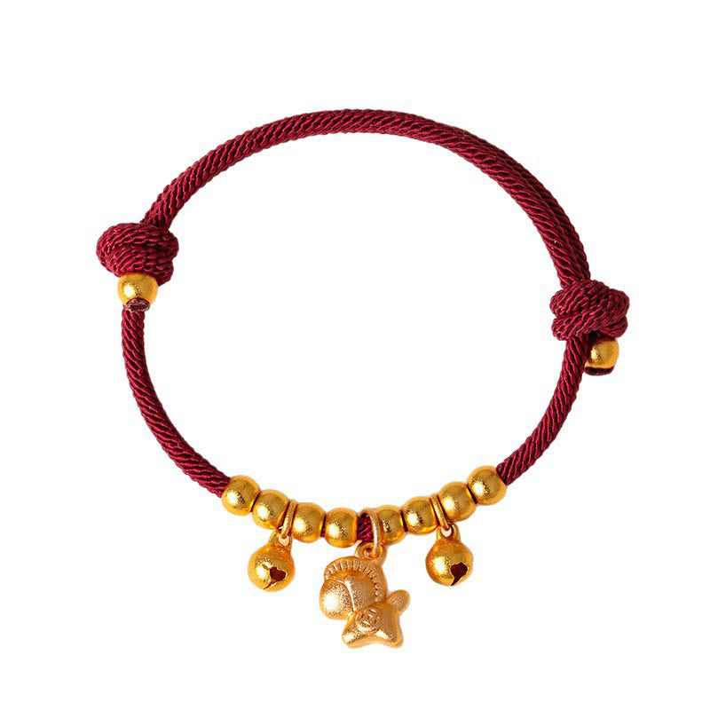 Fortune Jewel Year Of The Horse Multiple Horse Styles Rope Luck Strength Adjustable Bracelet - Fortune Jewel
