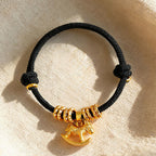 Fortune Jewel Year Of The Horse Simple Horse Circle Charm Rope Faith Bracelet - Fortune Jewel