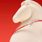 Fortune Jewel Year of the Horse 999 Sterling Silver Red String Luck Bracelet - Fortune Jewel