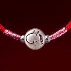 Fortune Jewel Year of the Horse 999 Sterling Silver Red String Luck Bracelet - Fortune Jewel