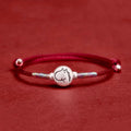 Fortune Jewel Year of the Horse 999 Sterling Silver Red String Luck Bracelet - Fortune Jewel