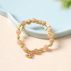 Fortune Jewel Year Of The Horse South Red Agate Sun Stone Tourmaline Success Bracelet - Fortune Jewel