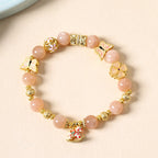 Fortune Jewel Year Of The Horse South Red Agate Sun Stone Tourmaline Success Bracelet - Fortune Jewel