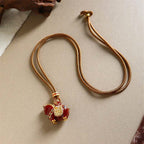 Fortune Jewel Year Of The Horse Copper Balance Necklace Pendants - Fortune Jewel