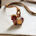 Fortune Jewel Year Of The Horse Copper Balance Necklace Pendants - Fortune Jewel