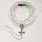 Fortune Jewel Vajra Charm Liuli 108 Beads Spiritual Power Strength Mala - Fortune Jewel