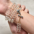 Fortune Jewel Vajra Charm Liuli 108 Beads Spiritual Power Strength Mala - Fortune Jewel