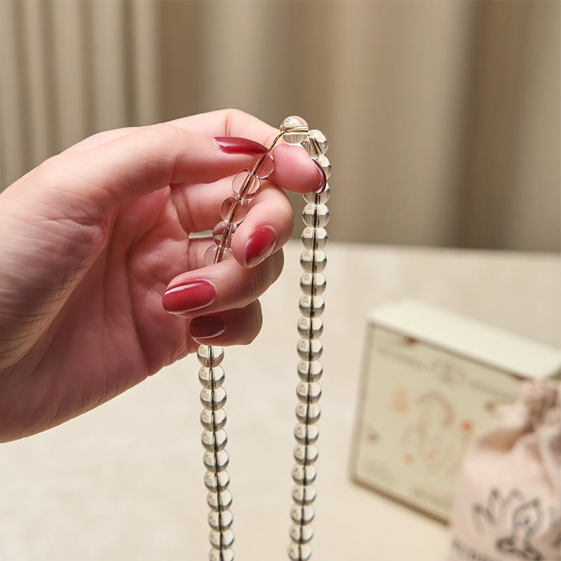 Fortune Jewel Vajra Charm Liuli 108 Beads Spiritual Power Strength Mala - Fortune Jewel