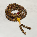 Fortune Jewel 108 Beads Multicolored Amber Gourd Charm Mala - Fortune Jewel