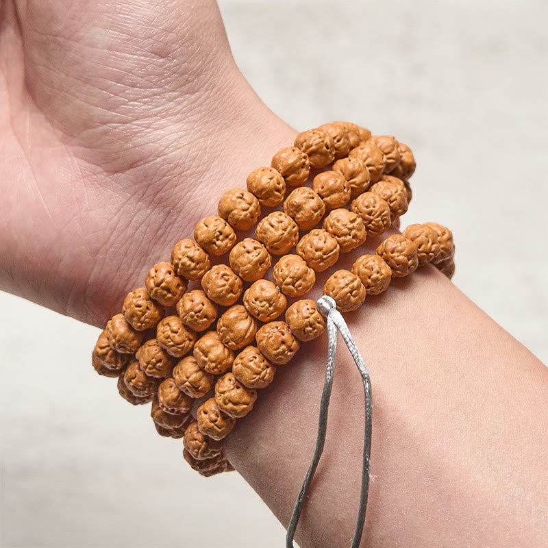 Fortune Jewel Tibetan 108 Beads Bodhi Seed Wealth Auspiciousness Mala - Fortune Jewel