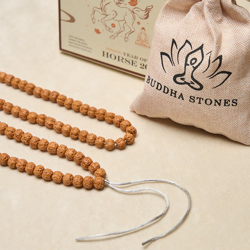 Fortune Jewel Tibetan 108 Beads Bodhi Seed Wealth Auspiciousness Mala - Fortune Jewel