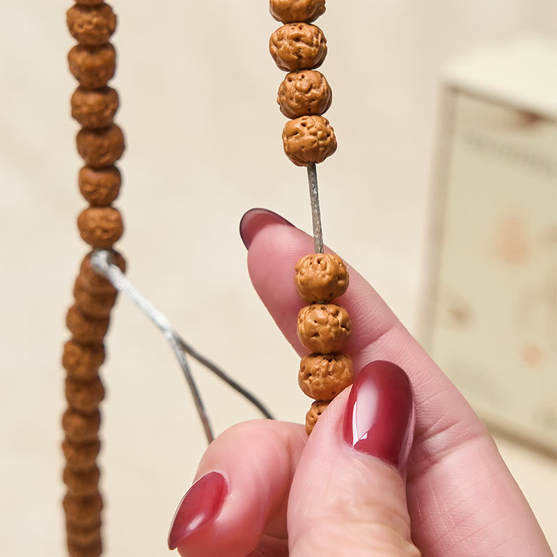 Fortune Jewel Tibetan 108 Beads Bodhi Seed Wealth Auspiciousness Mala - Fortune Jewel