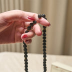 Fortune Jewel Retro Lotus Symbol Charm Lava Rock Bead Healing New Beginning Mala - Fortune Jewel