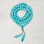 Buddha Stones 108 Beads Turquoise Wisdom Balance Mala - Fortune Jewel