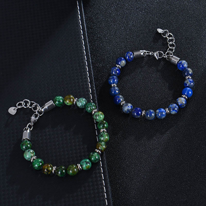 Fortune Jewel Tiger Eye Various Natural Stone Beads Protection Bracelet - Fortune Jewel