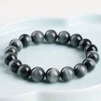 Fortune Jewel Eagle's Eye Stone Positive Calm Beaded Bracelet - Fortune Jewel